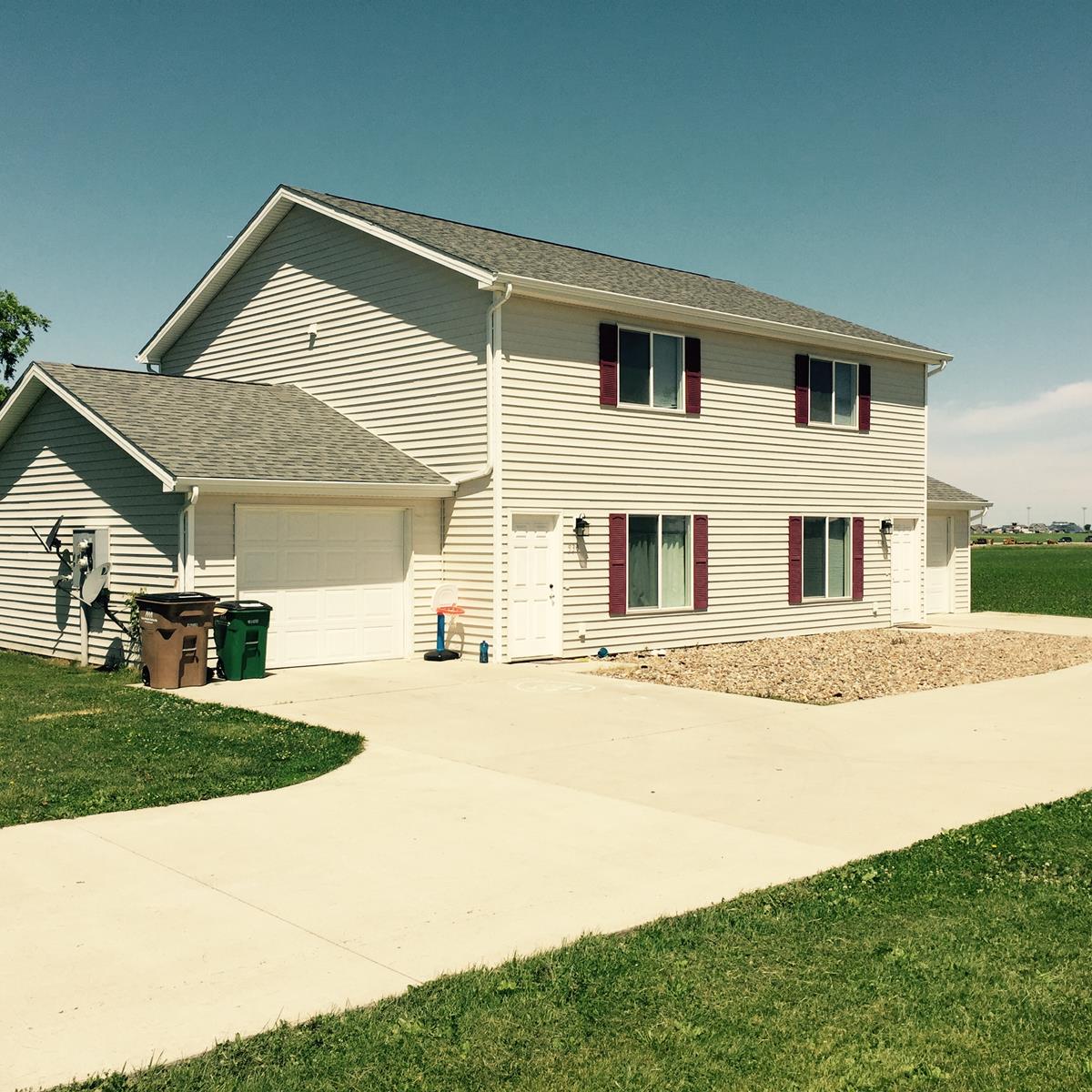 duplex with attached garage